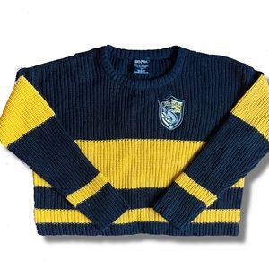 Harry Potter Hufflepuff Knit Crop Sweater